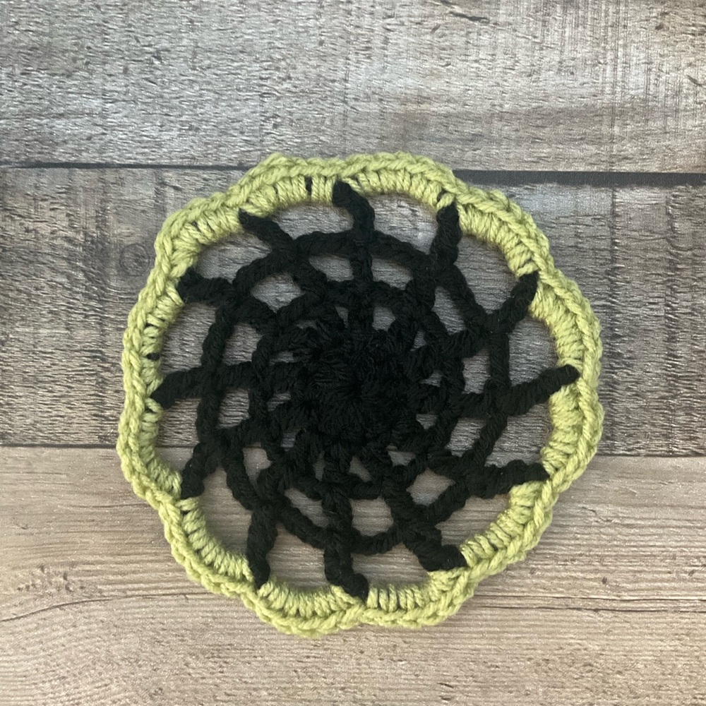 Halloween Spiderweb Coasters 4 Pack - Picture 2 of 7
